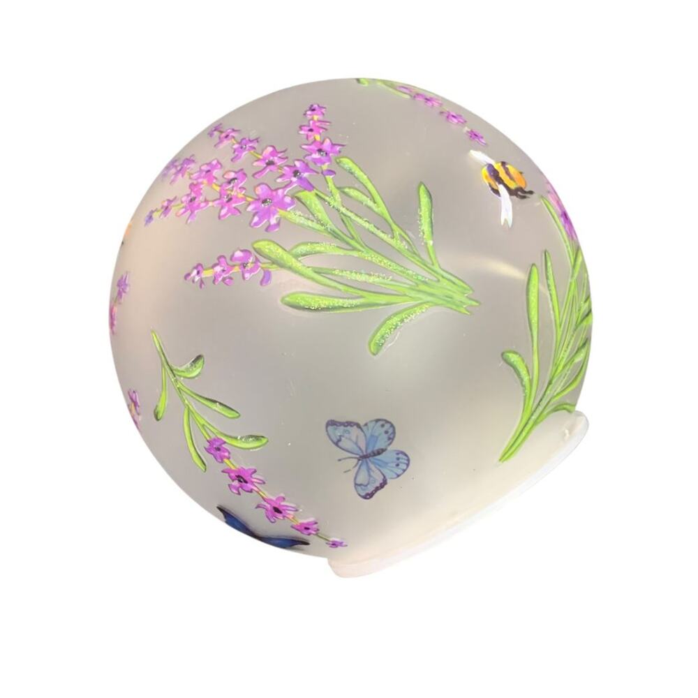 Melrose Acrylic Tabletop Fairy Light Globe Butterfly Bee Flower 5" - Picture 4 of 8